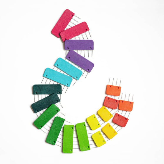 Rainbow Knit Blockers - Kamme til Knit Blocking - KnitPro
6