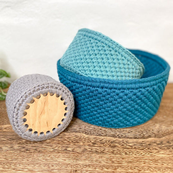 Ribbon Kurve - Rund træbund - Klassisk
5