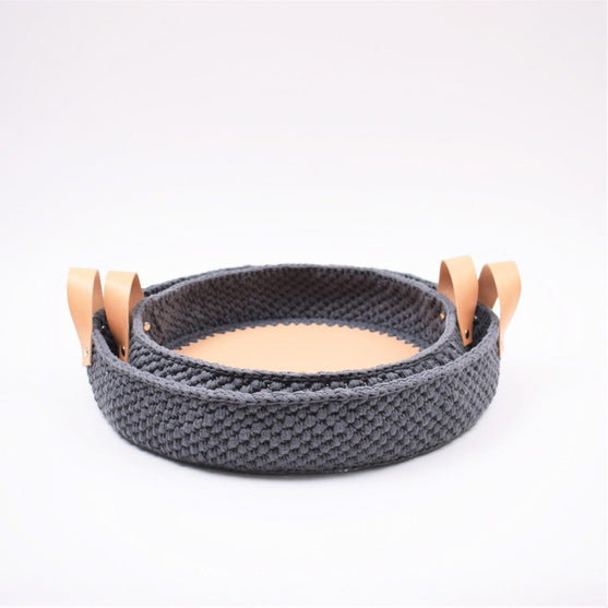 Ribbon Projektbakke Med Læderbund
3