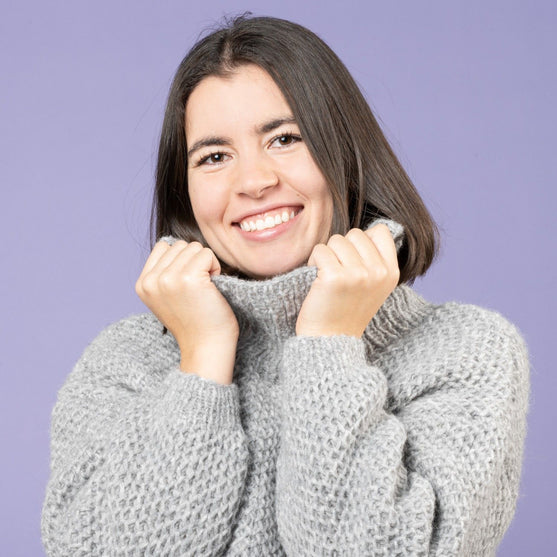 Sif - Sweater med rullekrave
2