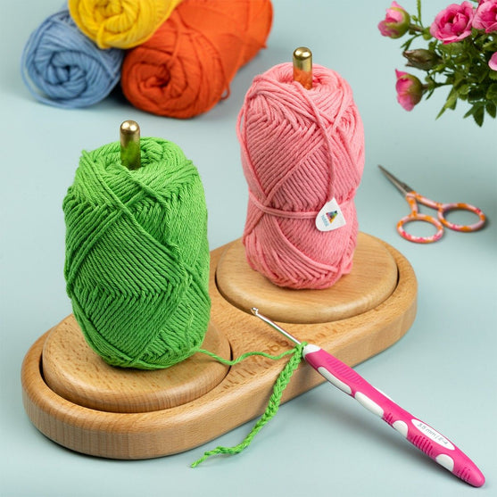 Duo Garnholder i Træ - Hobbii
4