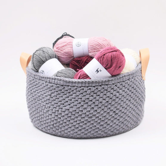 Store Ribbon Kurve Med Læderbund - Klassisk
3