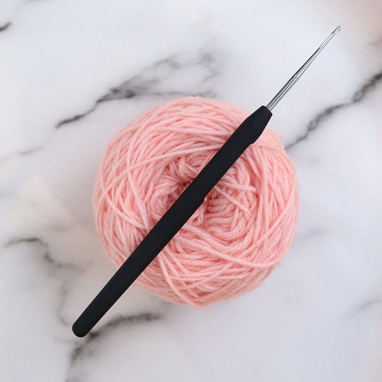 Steel Hæklenål m/Ergonomisk Håndtag - KnitPro
6