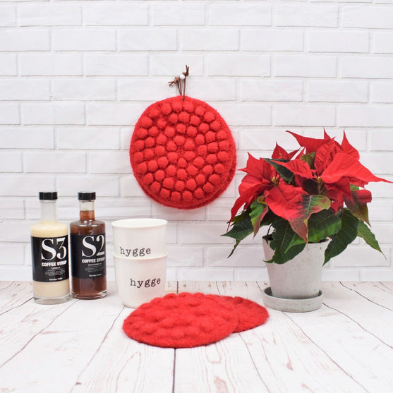 Valkede Jule Grydelapper Med Bobler
2