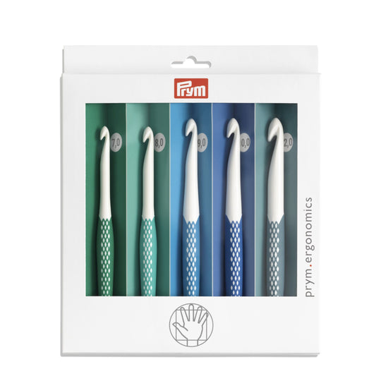 Ergonomisk Hæklenålesæt - Prym