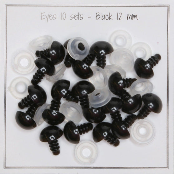 

Sikkerhedsøjne - 12 mm - Go Handmade
1