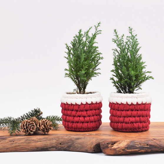 

Hæklet juleskjuler - Lille
1