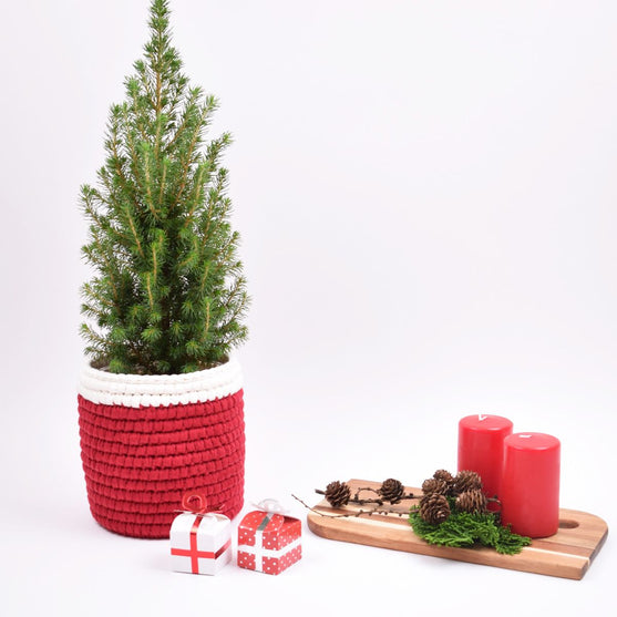 

Hæklet juleskjuler - Stor
1