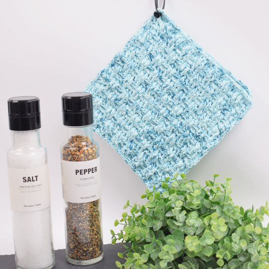 Basketweave print grydelapper