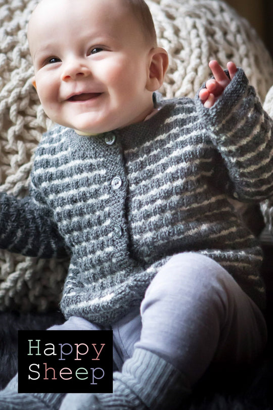 Trøje m. strukturmønster