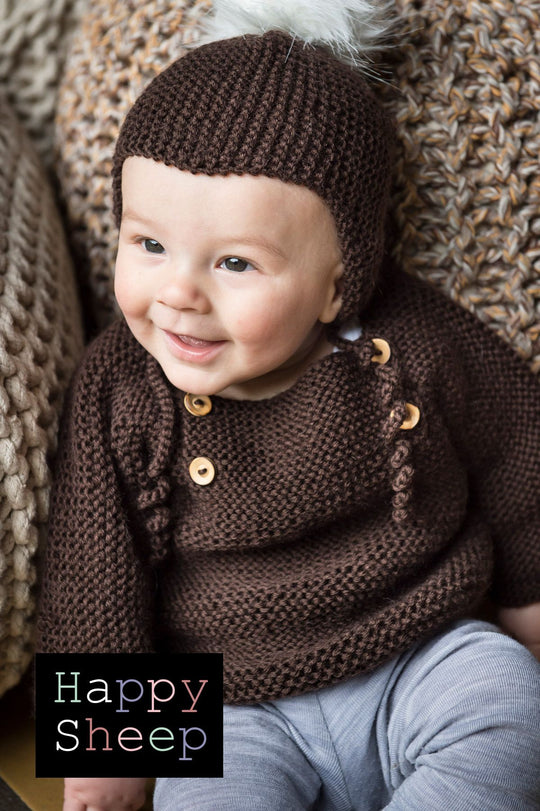 Trøje m. brystklap og djævlehue