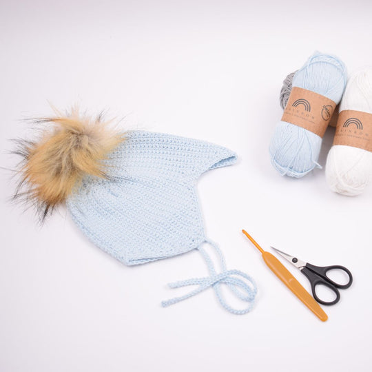 Hæklet djævlehue - Bomuld