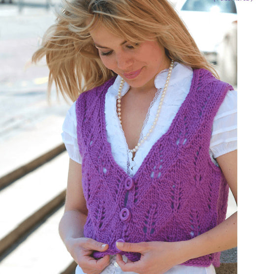 

99214 - Vest med hulmønster
1