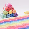 

Hæklet Rainbow babysvøb - Pastel
4