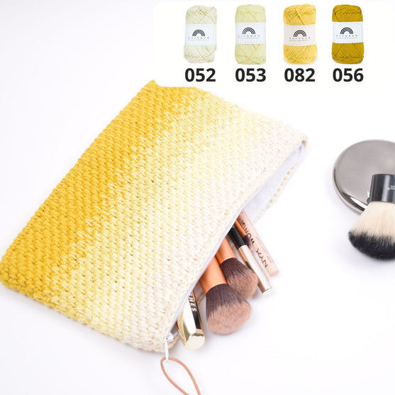 

Hæklet kosmetik pung - Tone i tone
4