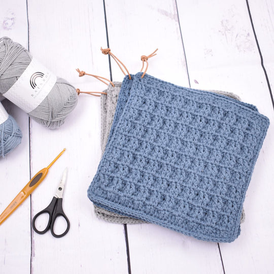 Grydelapper i vaffelmønster 8/4