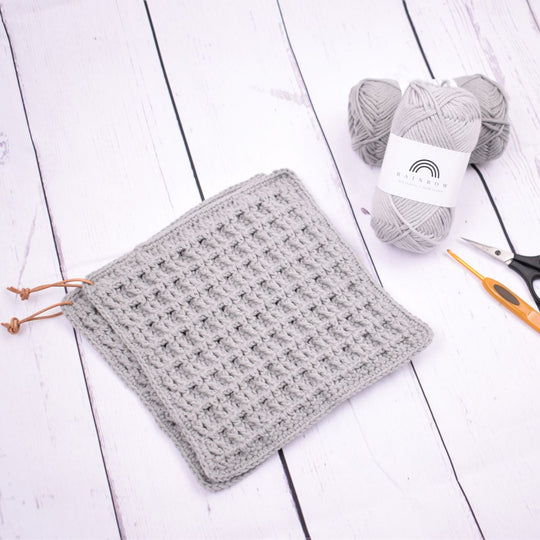 Grydelapper i vaffelmønster 8/8