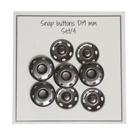 Trykknapper - 19 mm - Go Handmade