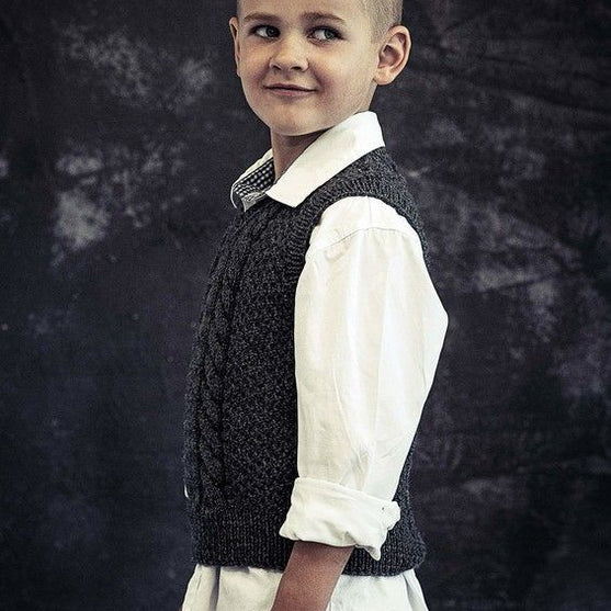 

131-4 - Vest med snoninger
1