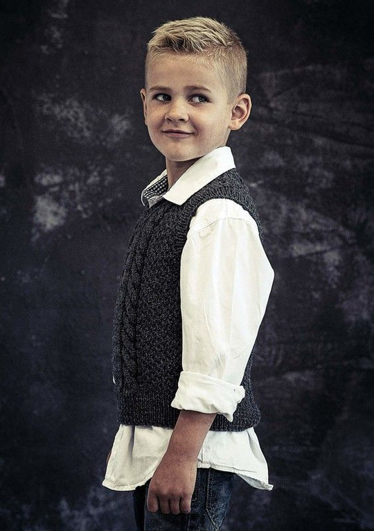 131-4 - Vest med snoninger