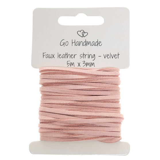 

Imiteret Lædersnøre - Go Handmade
1