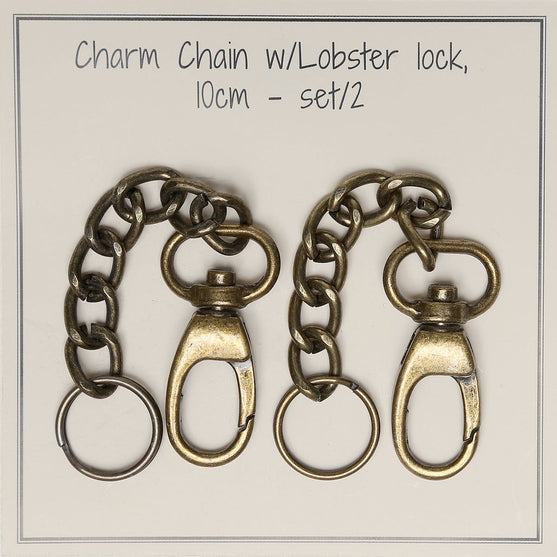 

Charm Chain med lobsterlock - 10cm - Go Handmade
1
