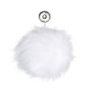

Pompon m/knap, Hvid - Go Handmade
1