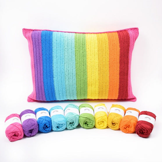 

Rainbow Stripes - Pude
4