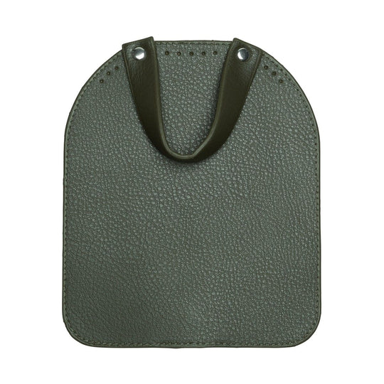 Taske Flap m/Magnetisk Knap - Green/Silver - Go Handmade
