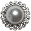 

Perleknapper m. sten - 21 mm - 4 stk - Go Handmade
1