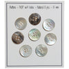 

Perlemor Knapper - Natur - Go Handmade
1
