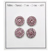 

Bling Knapper - Små Sten - Pink - 4 stk. - Go Handmade
3