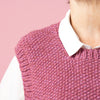 

Renee - Vest i perlestrik - Pink Collection
5
