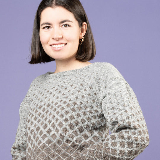Maggie - Sweater med mønster