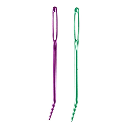 Uldnåle/Stoppenåle med Krum &amp; Afrundet Spids - Hobbii