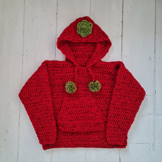 Strawberry - Børnehoodie