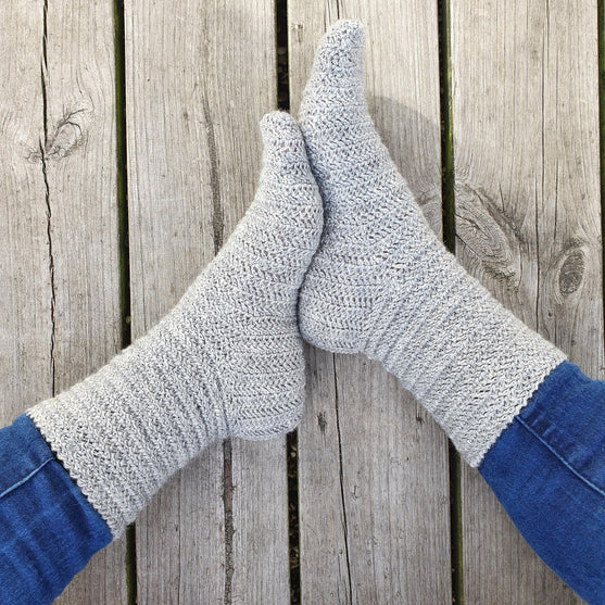 

Linda’s Herringbone Socks - Strømper
1