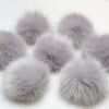 

Pompon m/knap, Grå, large - Go Handmade
2