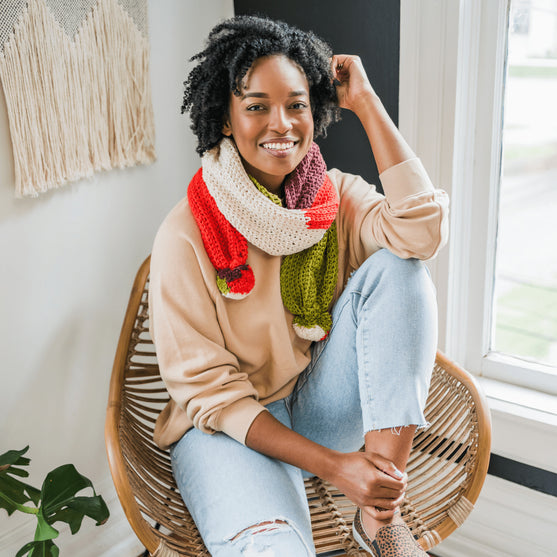 

Chilly - Pom Halstørklæde
5