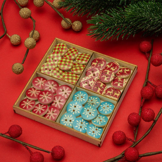 

Træknapper - Jul - 18 mm - Hobbii
2