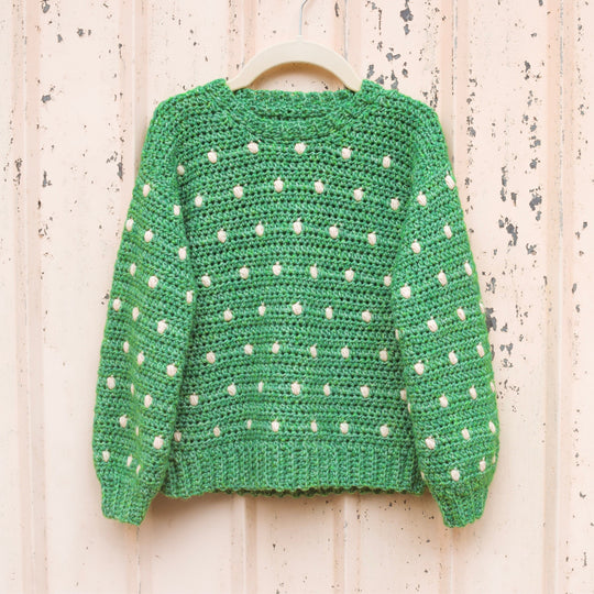 Cotton Candy Dot - Børnesweater