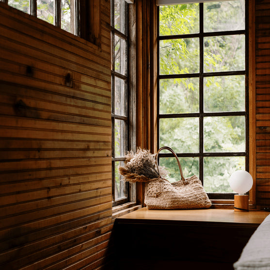 

Rose Window - Taske i Jutegarn
4