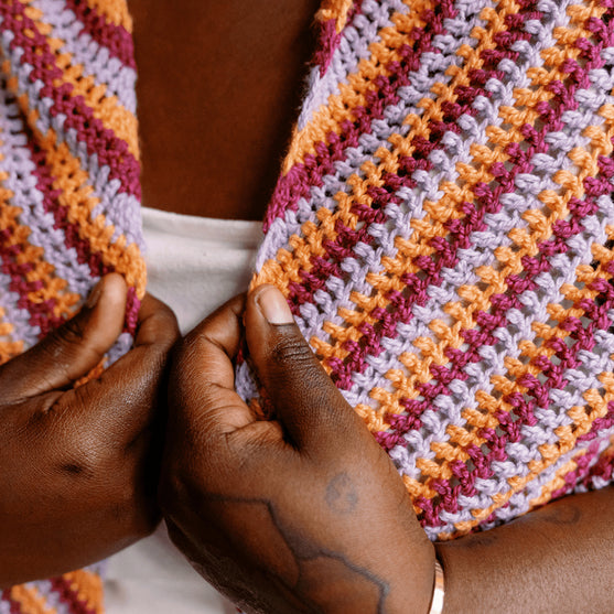 

Confetti Glass - Trekantet Sjal
6