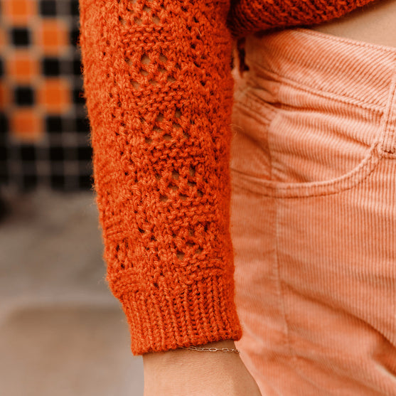 

Timanfaya - Cardigan med hulmønster
8