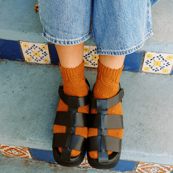 

Oak Seed - Strømper i strukturstrik
7