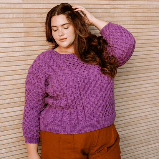 Cybil - Sweater med snoninger