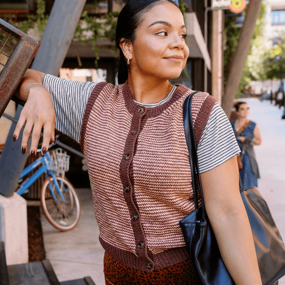 

Bittern - Stribet Vest
1