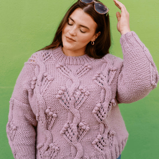 Apotheosis - Sweater med snoninger og bobler