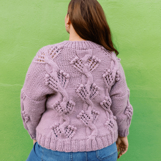 

Apotheosis - Sweater med snoninger og bobler
4