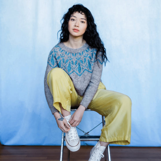 

Arima - Sweater i Flerfarvestrik
1